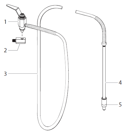 PowrTwin 4900 Bleed Hose Assembly with Valve Parts